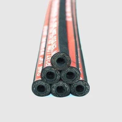 Two High Tensile Steel Wire Braided Inserts Hydraulic Hose for Mineral Oil
