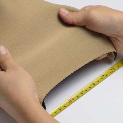 Stretchable Lightweight Beige Nylon Fabric Material Neoprene for Orthopedic Braces