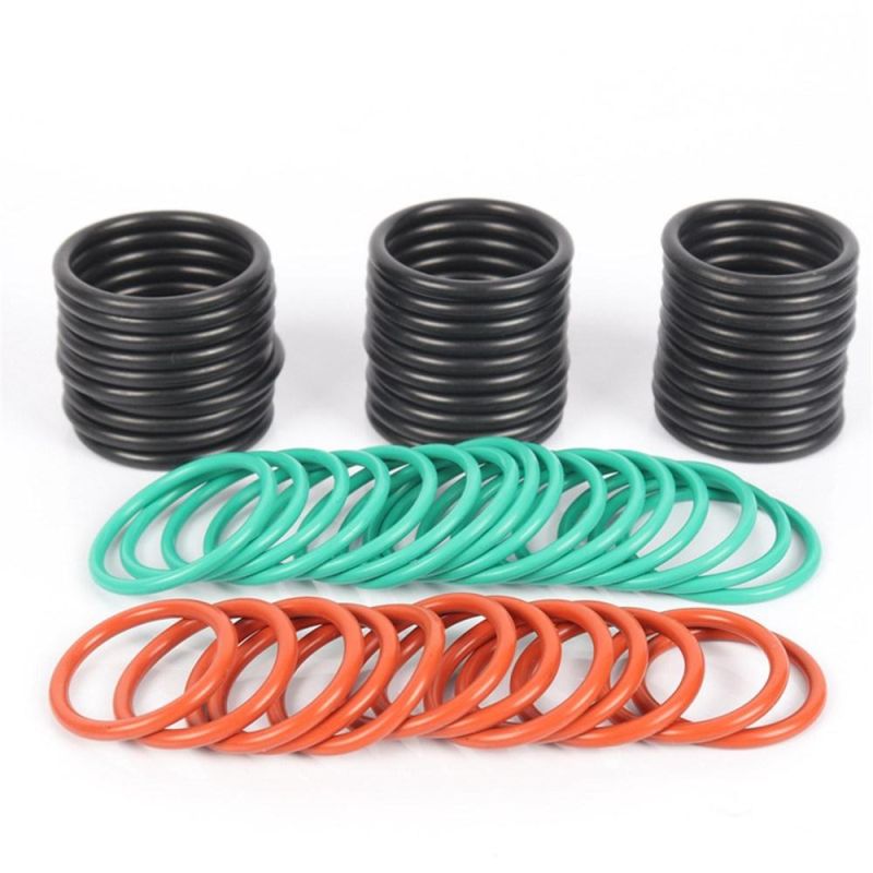NBR Rubber Silicone EPDM NBR FKM CR Rubber Flat Sealing Washer Spare Part Grommet Seal Ring Gasket Seal