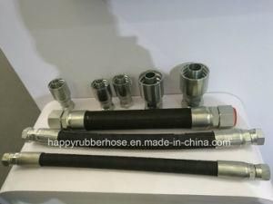Flexible High Pressure Hydraulic Rubber Oil Hose Assembly