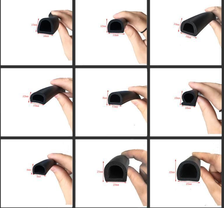 Hollow Foam Sponge Rubber Profile Extrusion for Sealing