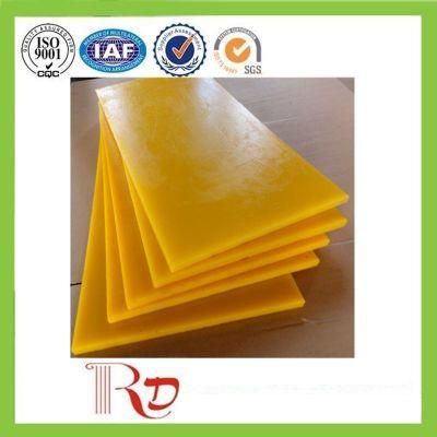 Hard Elastic Shore 75A to 95A Yellow Wear-Resistant Polyurethane Plastic PU Sheets Board