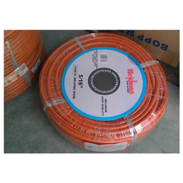 Ce Orange 9 X 16mm Propane Hose for Europe