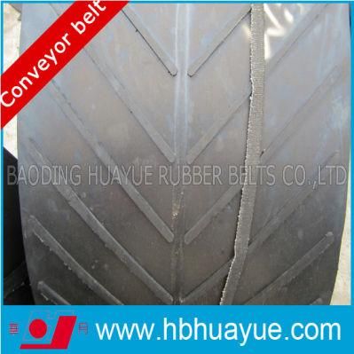 Quality Assured Special Pattern Chevron Rubber Conveyor Belt Huayue Cc Nn Ep St