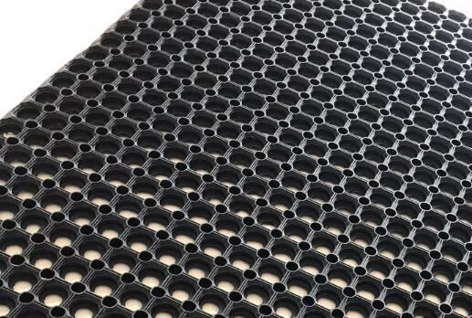 Anti-UV Outdoor Rubber Grass Protection Mats, Playground Soft Mat