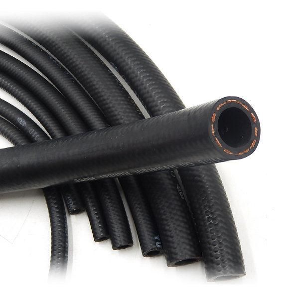 5/8" Yute Heat Resistant Synthetic Rubber Black Oil Fuel Hose