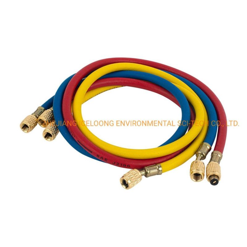 Refrigerant Charging Hose Rubber Brass 60"