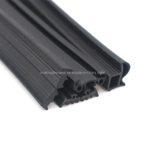 Auto Car Glass Silicone FKM EPDM NBR Weather Stripping Curtain Wall Flexible Seal Profile CR Rubber Extrusion Seals
