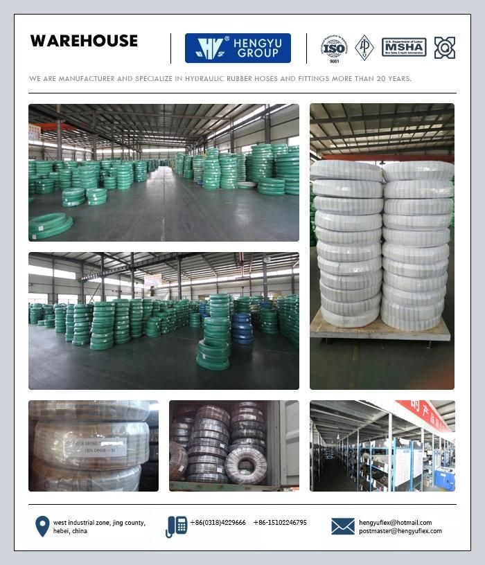 High Impulse Flexible Hydraulic Rubber Compact Washing Hose R16 R17