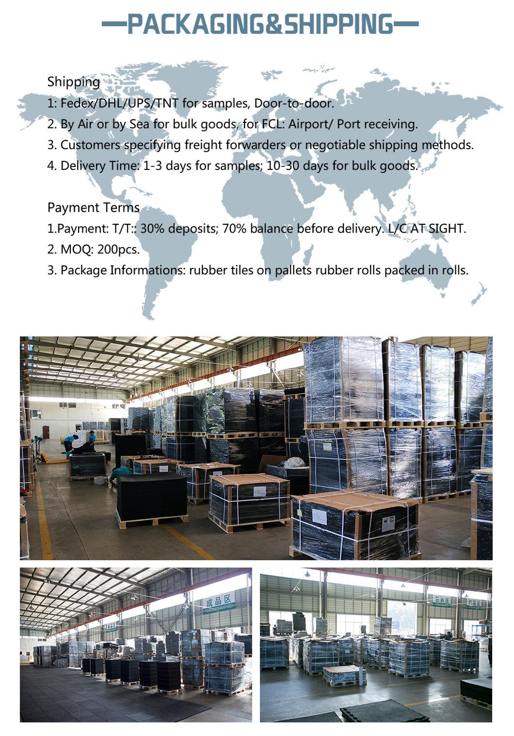 EPDM Crossfit Gym Sport Elastic Granule Rubber Flooring Matting