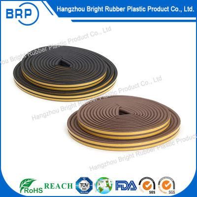 5m Self Adhesive P Type Foam Seal Strip Rubber Seal D Type Foam Seal W Shape Rubber Seal