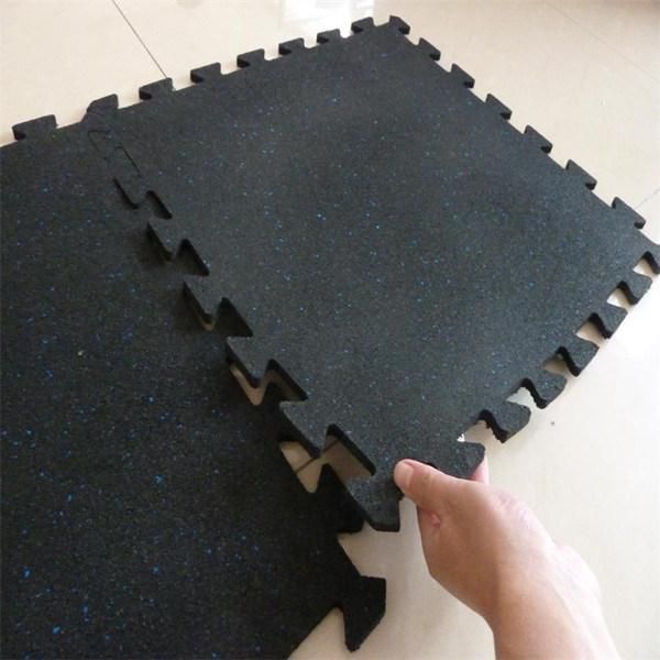 Square Indoor Sport Rubber Flooring for Gym/Interlocking Gym Floors