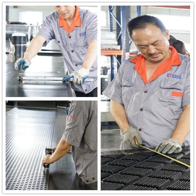 Factory Manufacture Anti-Slip Waterproof Red Diamond Rubber Sheet/Matting