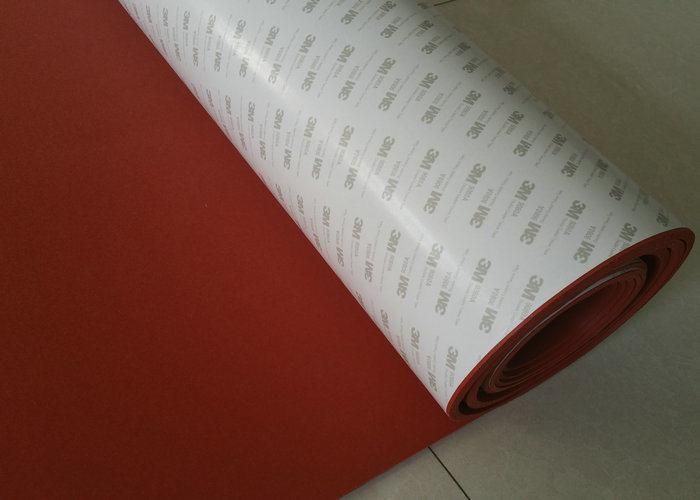 Aging Resistant Silicone Foam Sheet, Silicone Sponge Sheet with 3m Adhesive
