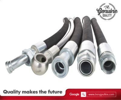 Hydraulic Rubber Hose Tube with Fittings