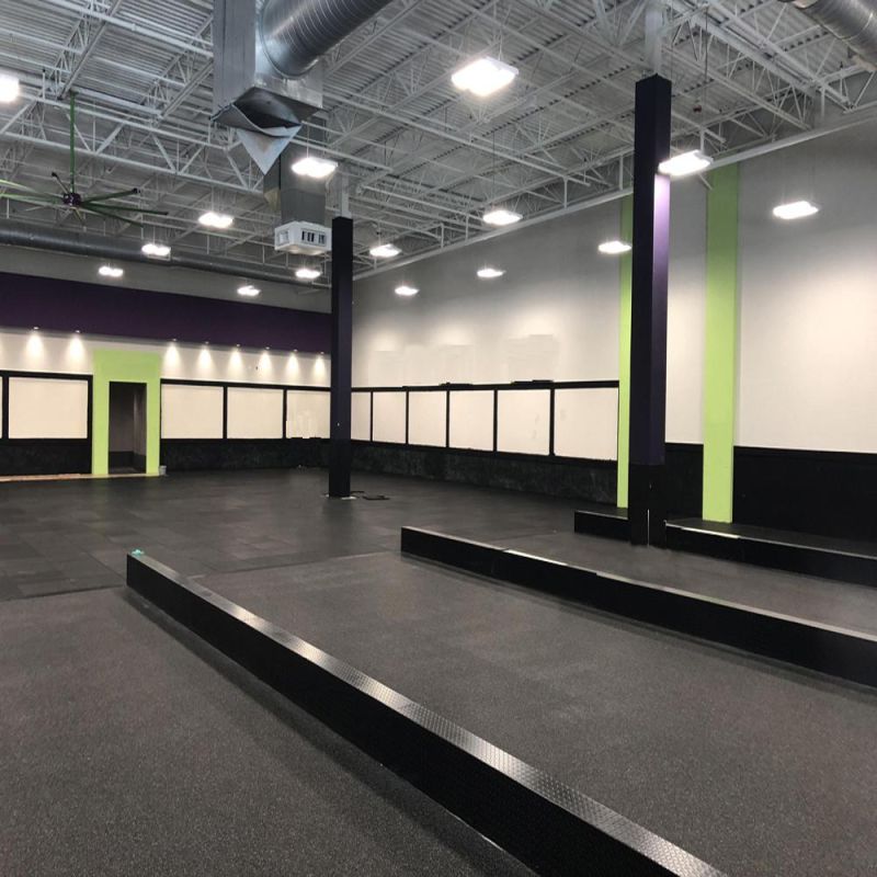 Easy to Install Roll Gym Rubber Flooring