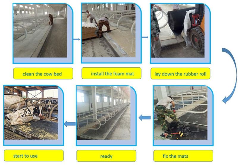 Good Quality Rubber Horse Trailer Horse Comfort Mat 4′*6′