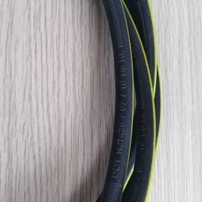 DOT Embossed/High Relief Surface SAE J1401 Hydraulic Brake Hoses with Yellow Strip 1/8 Hl