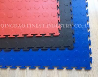 Interlocking Waterproof Removable Anti-Slip PVC Garage Floor Tile