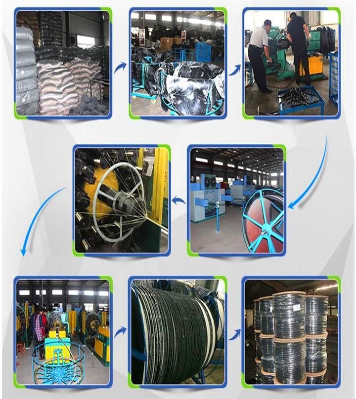 Flexible High Pressure Braided Rubber Chemical Pipe Hose for Industrial