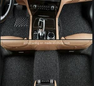Most Popular 100% Polyester Colorful Dustproof Car Foot Mat with Nail Backing for Auto
