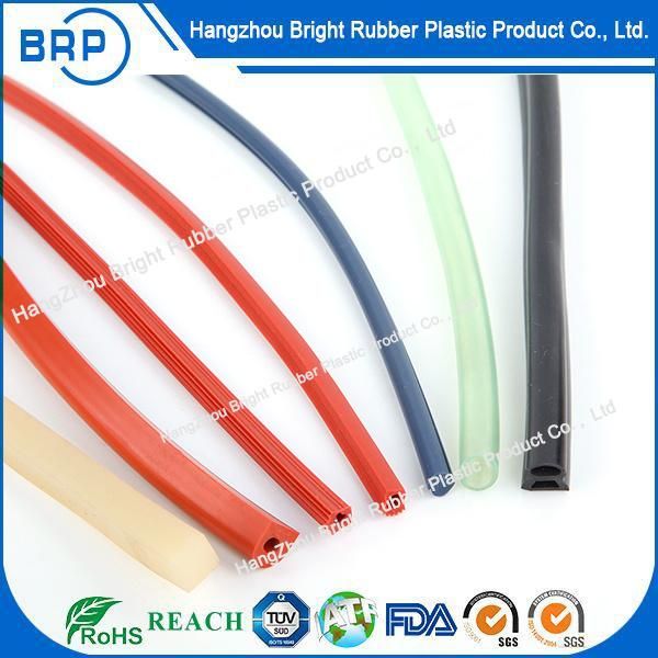 China Factory Extrusion Silicone Rubber Profiles with 25years Experience