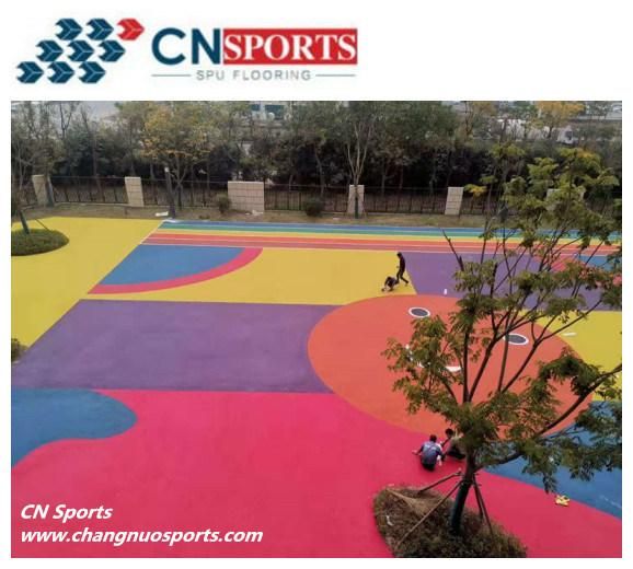 Colorful Kids Playground Running Track Field EPDM Rubber Granules