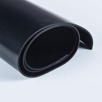 Black OEM 1-2mm Rotocure EPDM Rubber Sheet Waterproof Oil Resistance
