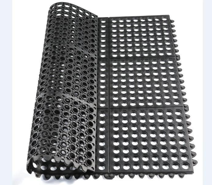 Durable Shock Absorber Floor Kitchen Mats Restaurant Drainage Anti-Slip Mat