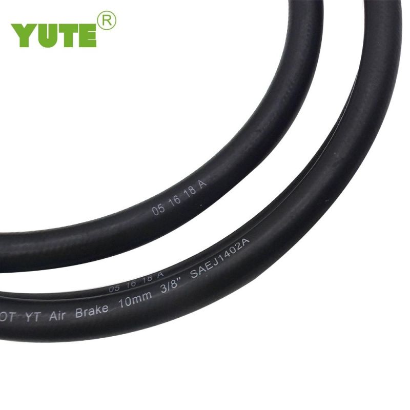 Yute 1/2inch; ID X 50FT; Long Bulk Packed Rubber Air Brake Hose - SAE J1402A DOT Fmvss 106 Ameca Certified