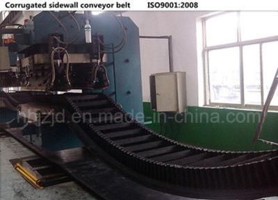 Inclined Corrugated Sidewall Rubber Conveyor Belt