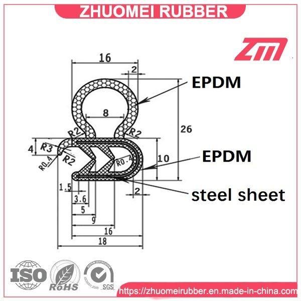 Black Edge Trim Molding, Trim Lock Seal