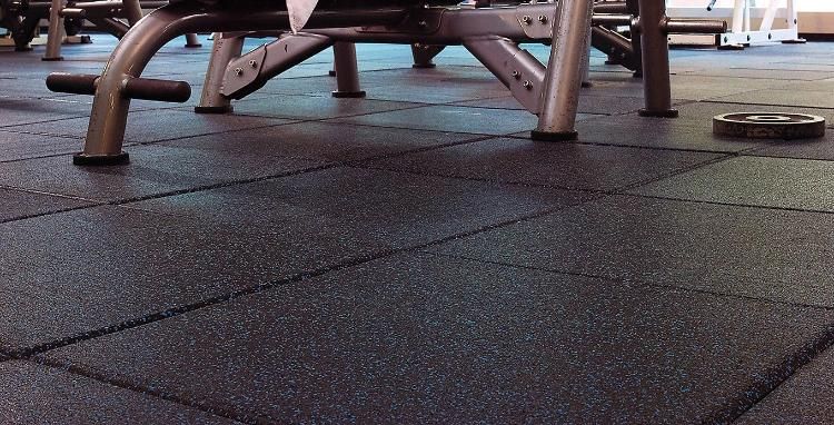 15mm SBR Comfortable Mat Environment Friendly Gym Floor Rubber Flooring