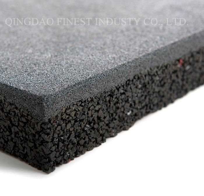 Safety Rubber Acoustic Tiles Industrial Anti-Vibration Flooring Gym Heavy-Duty Mat