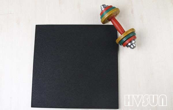 Professional Fitness Gym Rubver Tiles Flooring with 10mm-50mm