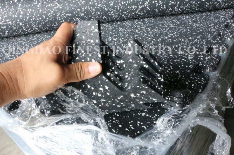 Sound Proofing and Deadening Interlocking Gym Rubber Tile