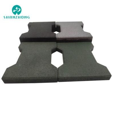 Reducing Soil Erosion, Urban Greening Transformation Road Special Rubber Mat Park Rubber Floor Tile Rubber Flooring