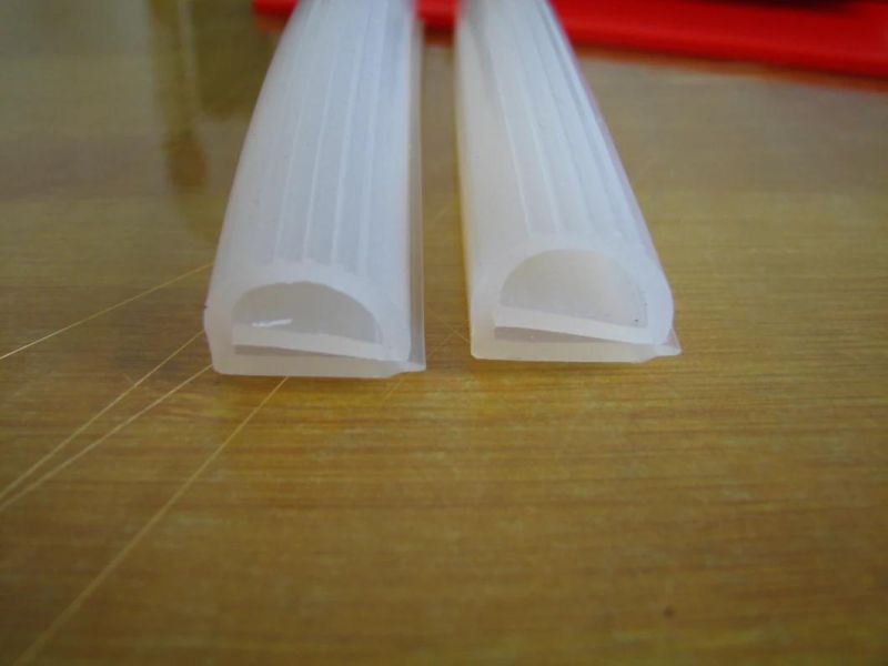 Heat Resistant Silicone Stripe, Silicone Profile, Silicone Extrusion Made with 100% Virgin Food Grade Silicone Material (3A1004)
