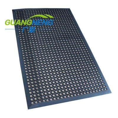 Anti-Slip Oil Resistance Kitchen Rubber Hole Matting/Anti-Bacteria Rubber Mat