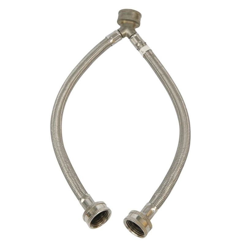 Y-Shaped Stainless Steel Washing Machine Hose
