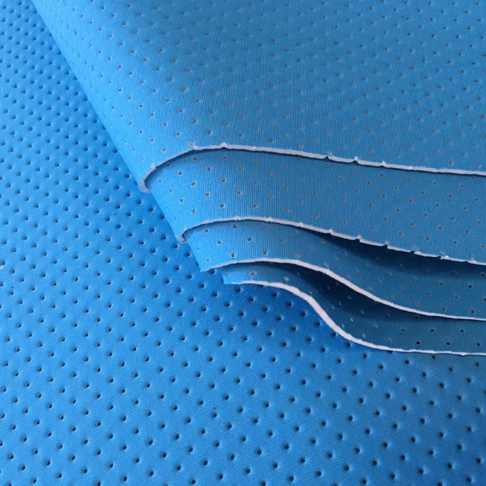 Factory Wholesale Perforated Breathable PU Fabric Neoprene Rubber for Bags