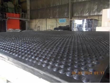 Black Color Cow Rubber Sheet, SBR Rubber Sheet, Round Button Rubber Sheet, Checker Rubber Sheet 2MPa-12MPa