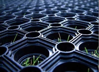 Drainage Rubber Mat, Anti-Slip Floor Mat, Fire-Resistant Rubber Flooring
