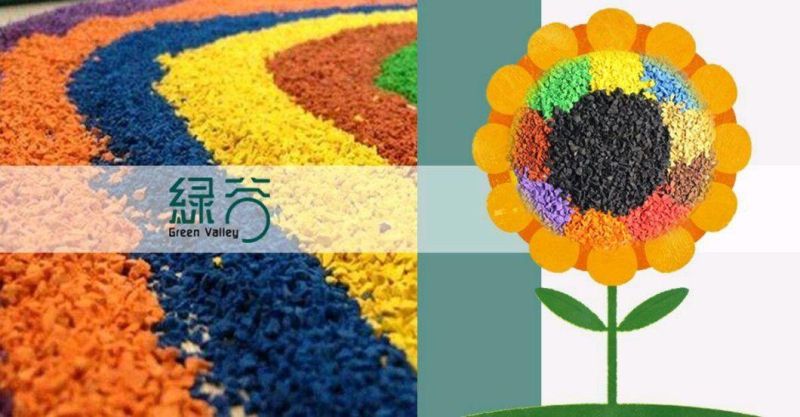 MSDS Se Approved Wholesale EPDM Rubber Granule /EPDM Crumb for School Playground