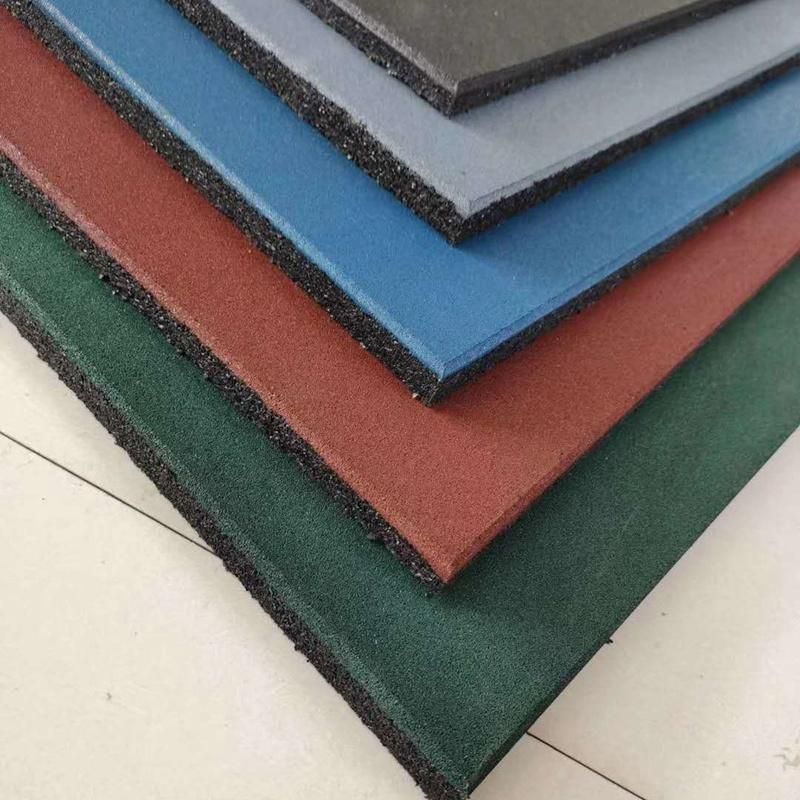 Colorful Outdoor Safety Playground Rubber Brick Floor Mat Paver Tile