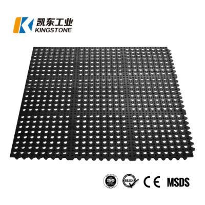 Factory Custom Interlocked Restaurant Rubber Drainage Mat
