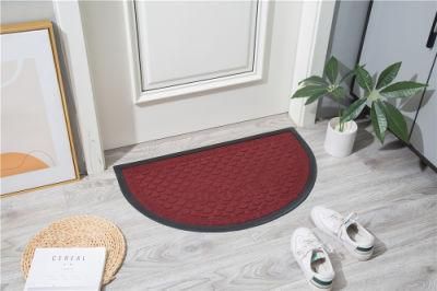 Polyester Surface Rubber Backing Anti Slip and Dustproof Welcome Mat