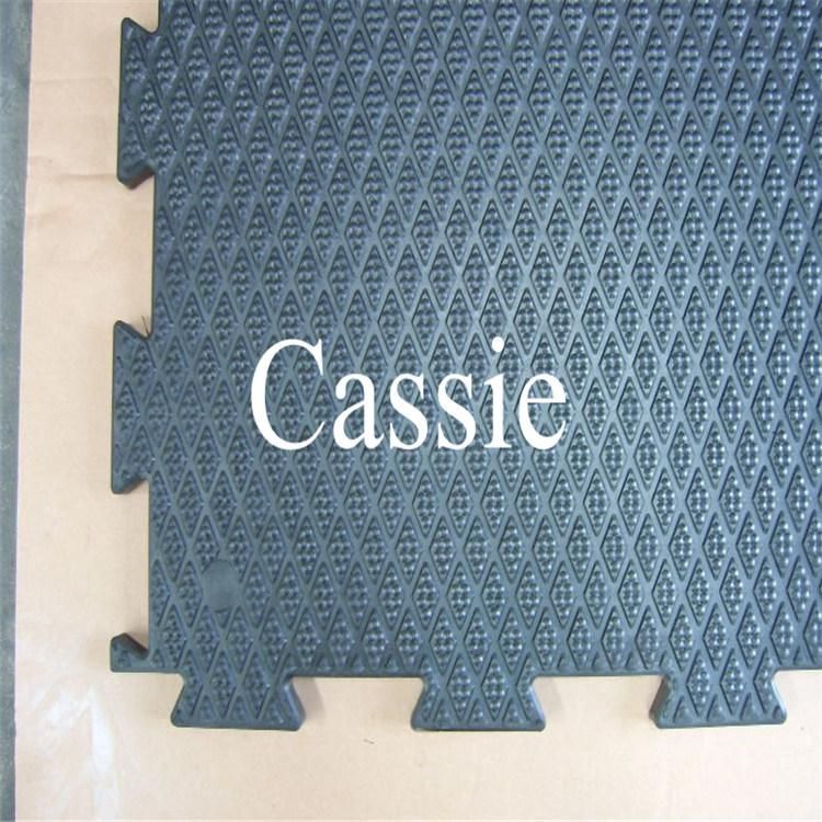 Non-Toxic Interlock Cow Mats Rubber Flooring Mat