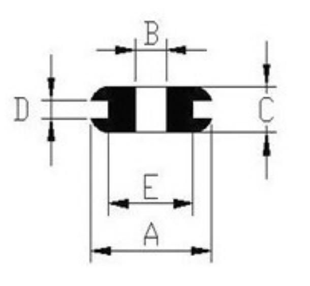 EPDM Rubber Grommet, Food Grade Silicone Grommet Cable Grommet, Anti-UV Wire Rubber Grommet