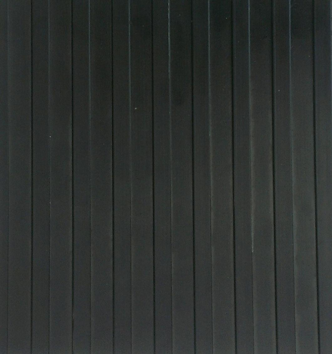 Ribbed Pattern Surface Rubber Sheets Mats Rolls Flooring